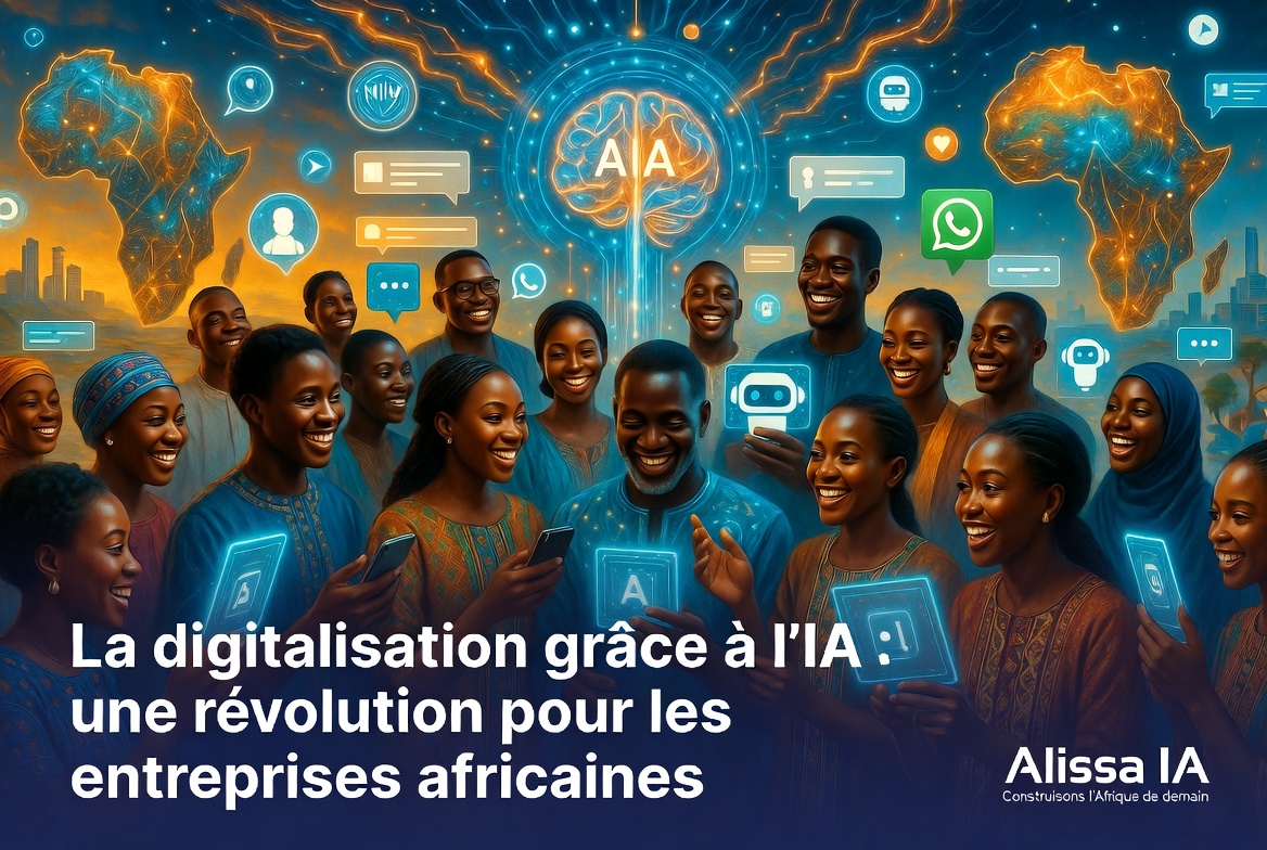 Illustration de l'article : La digitalisation grâce à l'IA : une révolution incontournable pour les entreprises africaines